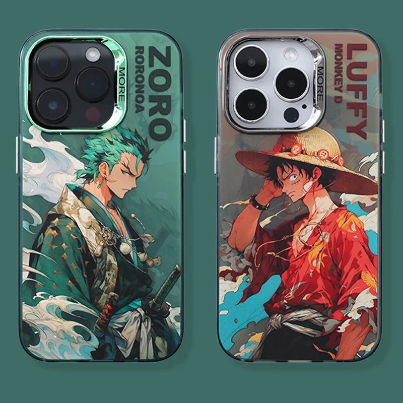 Funda anime one piece para iPhone, 15, 14, 13, 12, 11 Pro Max Plus