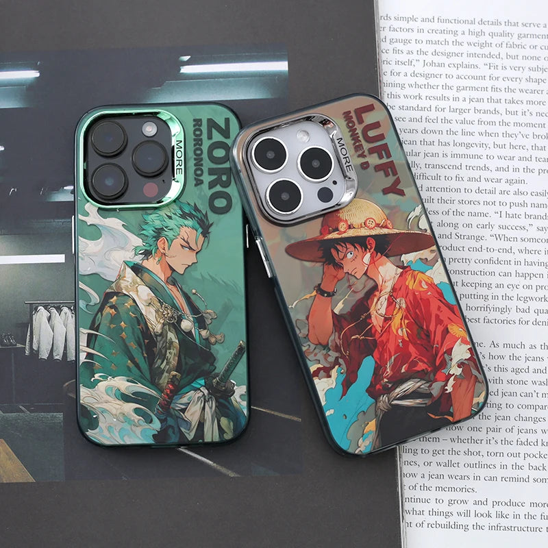 Funda anime one piece para iPhone, 15, 14, 13, 12, 11 Pro Max Plus