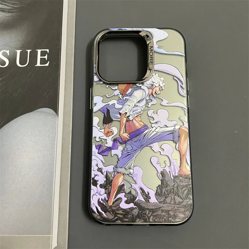 Funda anime one piece para iPhone, 15, 14, 13, 12, 11 Pro Max Plus