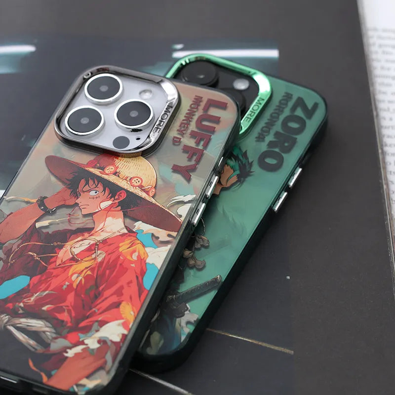 Funda anime one piece para iPhone, 15, 14, 13, 12, 11 Pro Max Plus