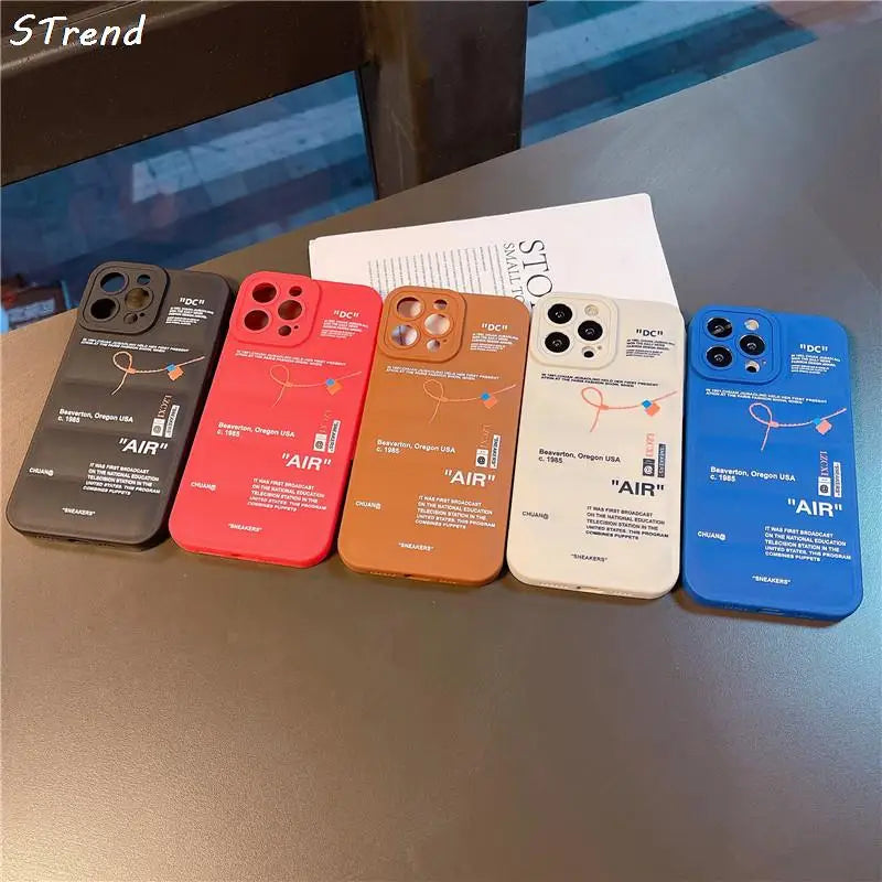 Funda de zapatos de calle para iphone, carcasa de tela para teléfono, 7, 8 Plus, X, XS, 13, 12, 11, 14, 15 Pro Max