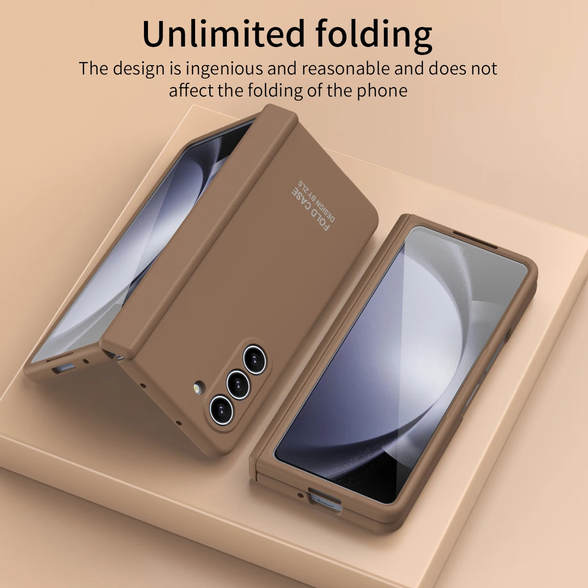 Funda dura de PC para teléfono Samsung Galaxy Z Fold 5, protección de bisagra, a prueba de golpes con Protector de pantalla para Z Fold5