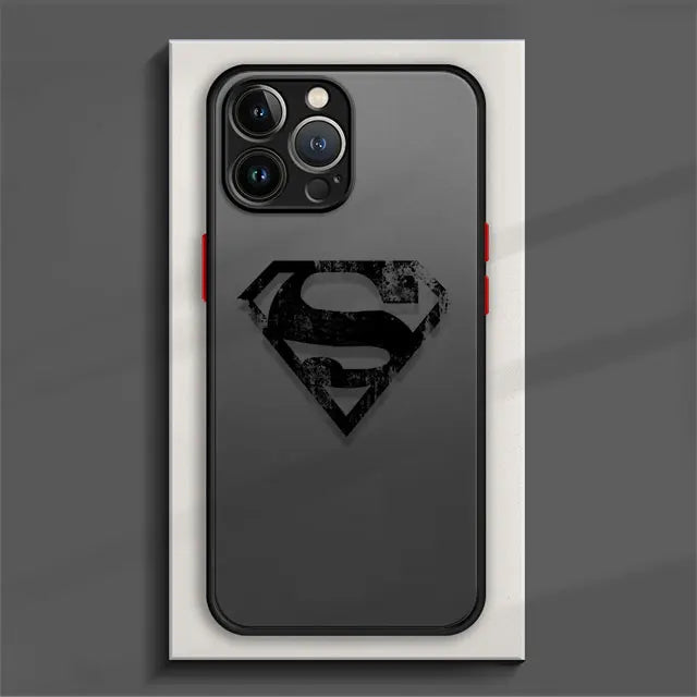 Funda Dura Mate de Batman o Superman para Samsung Galaxy