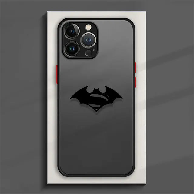 Funda Dura Mate de Batman o Superman para Samsung Galaxy