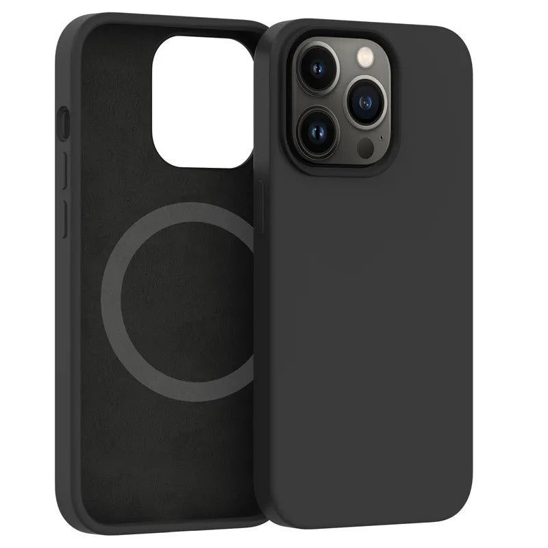 Funda magnética de carga inalámbrica para IPhone 14 Pro Max, cubierta acrílica dura semitransparente, novedad de 2022