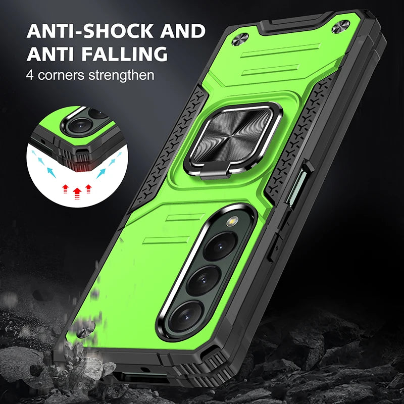 Funda magnética plegable para Samsung Galaxy Z Fold4 5G Fold5 Fold 5 4 5G Zfold4 zfold5, funda protectora antideslizante