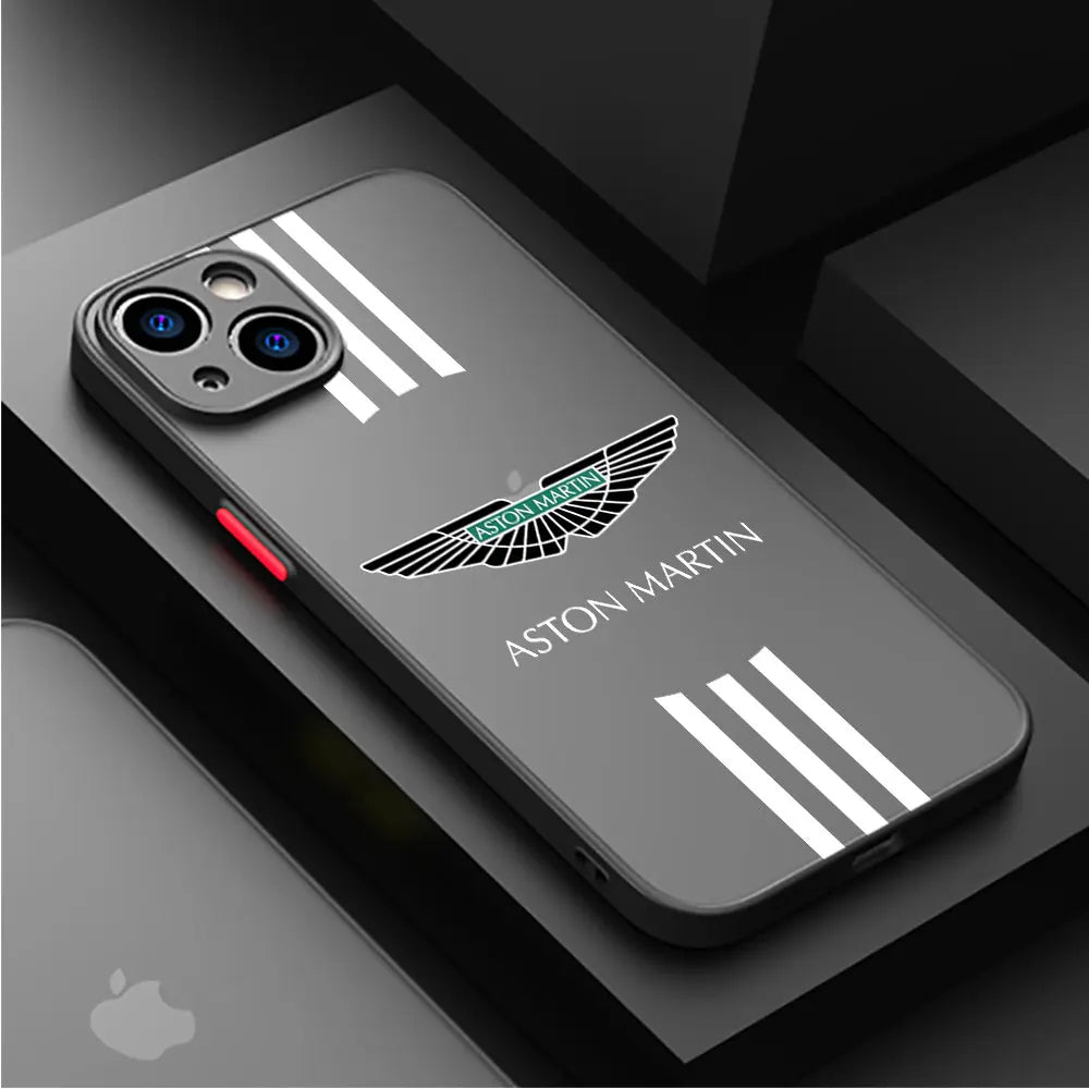 Funda mate a-aston-martin cars para iPhone XR 8 Plus XS X 7 6S SE 14 Pro Max 12 Mini 11 Pro 15 13 6 XS Max 12 Pro, fundas de TPU