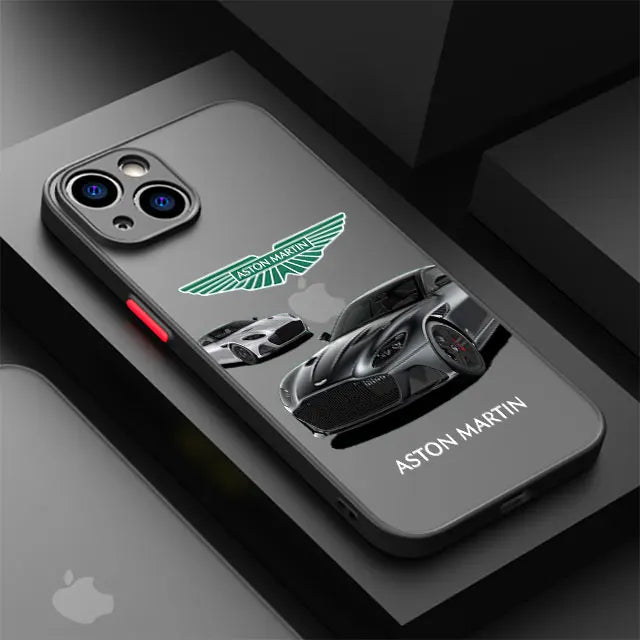 Funda mate a-aston-martin cars para iPhone XR 8 Plus XS X 7 6S SE 14 Pro Max 12 Mini 11 Pro 15 13 6 XS Max 12 Pro, fundas de TPU