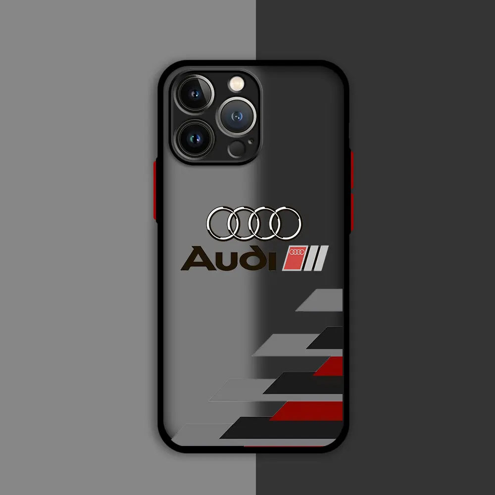 Funda mate RS6-Audi para Apple iPhone 14 Plus, 13 Mini, 12, 11 Pro Max, X, XS, XR, 7, 8, SE2022