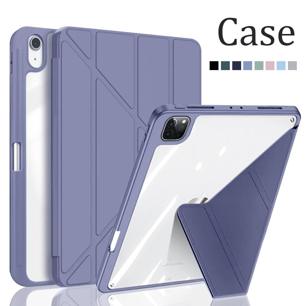 Funda para iPad Pro 11, iPad Pro 12.9, iPad 10.2, iPad Mini 6, iPad Air 4/5, 3/2/1 - Protección y Estilo en un Paquete Completo