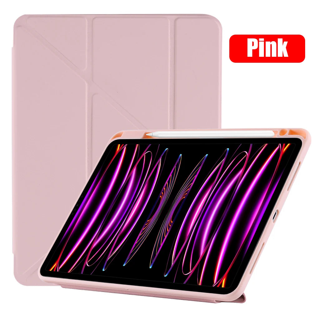 Funda para iPad Pro 11, iPad Pro 12.9, iPad 10.2, iPad Mini 6, iPad Air 4/5, 3/2/1 - Protección y Estilo en un Paquete Completo