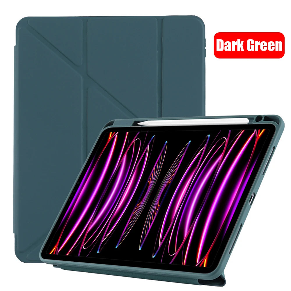 Funda para iPad Pro 11, iPad Pro 12.9, iPad 10.2, iPad Mini 6, iPad Air 4/5, 3/2/1 - Protección y Estilo en un Paquete Completo