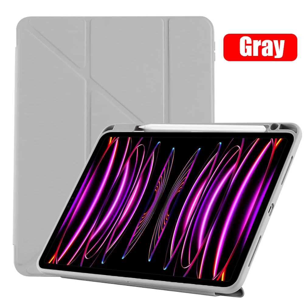 Funda para iPad Pro 11, iPad Pro 12.9, iPad 10.2, iPad Mini 6, iPad Air 4/5, 3/2/1 - Protección y Estilo en un Paquete Completo