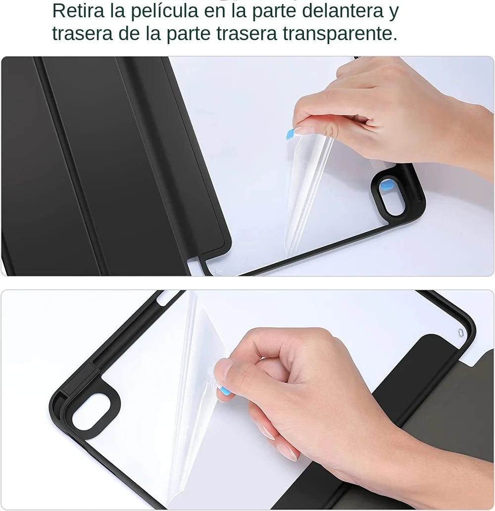 Funda para iPad de 10. ª generación, 2022, Air 5, Air 4, 10,9 Pro, 11, 2022, 2018, con ranura para bolígrafo