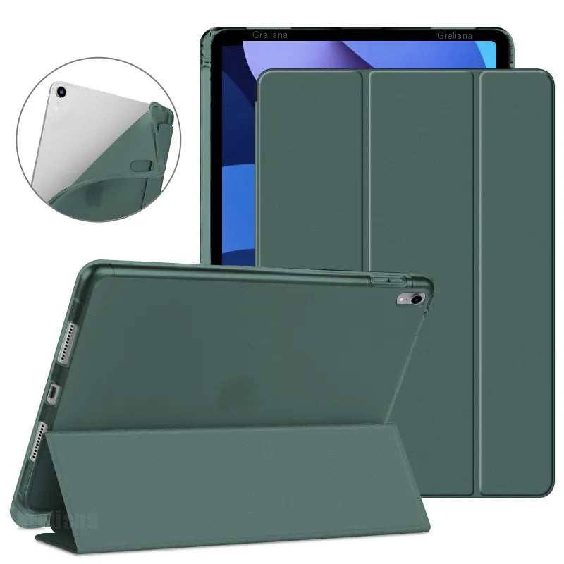 Funda para iPad Pro 9.7 A1673 A1674 A1675 10.2 - Carcasa Folio Ligera y Delgada con Tapa Inteligente y Soporte para iPad Air 2, 9.7 Air 3, 10.5 Inch iPad, 9ª, 8ª, 7ª, 10ª, 6ª