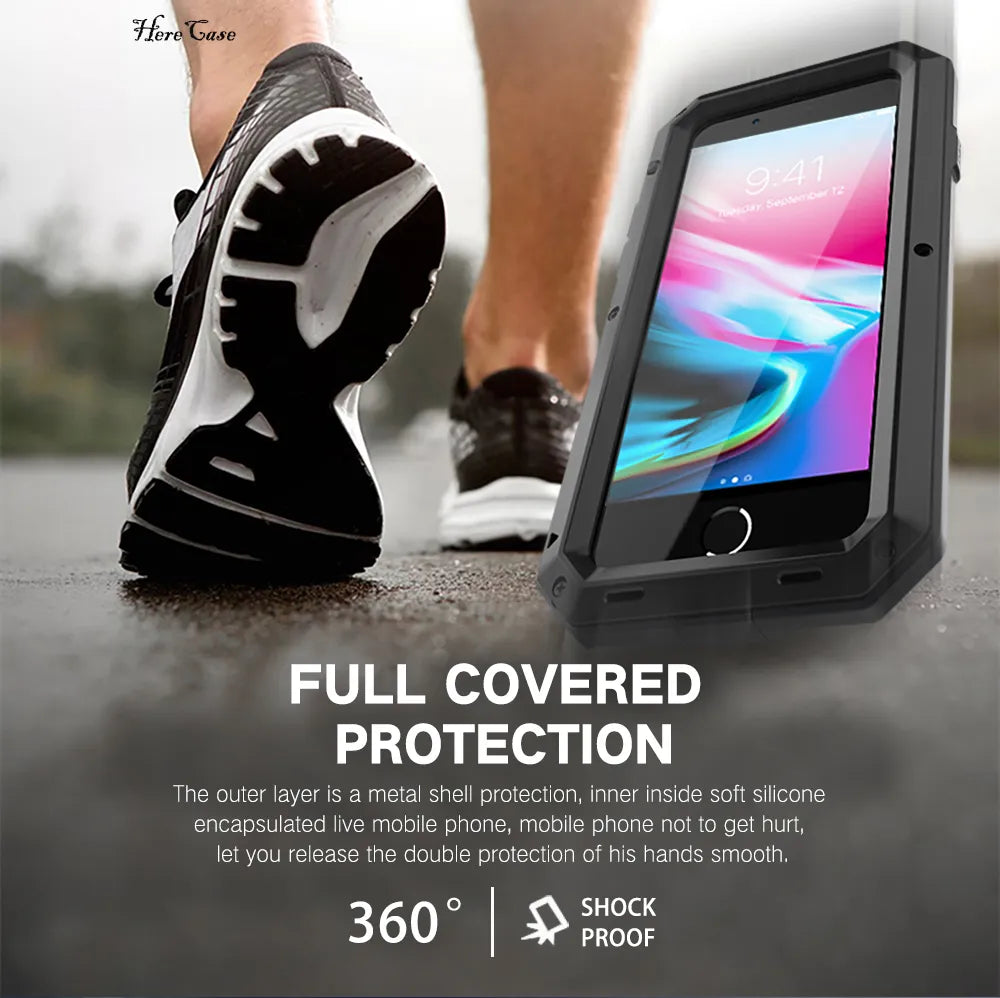 Funda Protectora de Metal para Samsung Galaxy - Armadura premium, Resistente a Prueba de Golpes