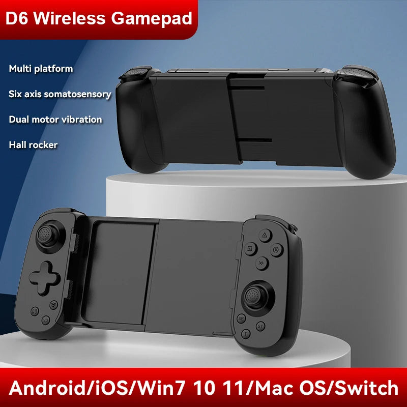 Gamepad  inalámbrico  con Bluetooth para consola Switch, PC, dispositivo Android IOS y Joystick de seis ejes