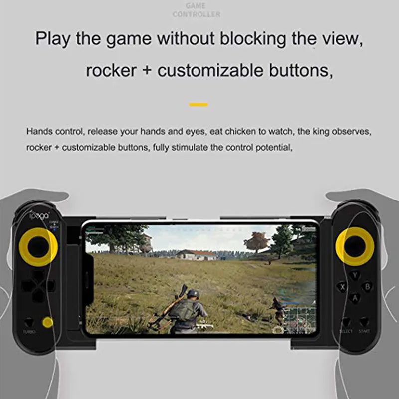 IPEGA-mando inalámbrico con Bluetooth para teléfono móvil, Gamepad PG-9167 con disparador, PUBG, para Android, iPhone, PC, TV Box