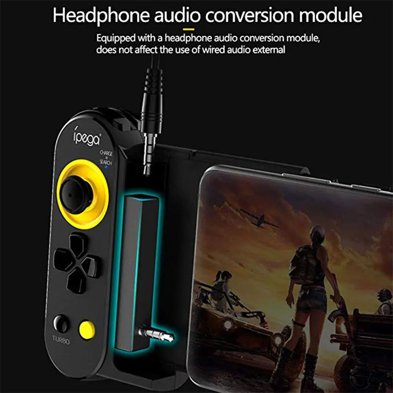 IPEGA-mando inalámbrico con Bluetooth para teléfono móvil, Gamepad PG-9167 con disparador, PUBG, para Android, iPhone, PC, TV Box