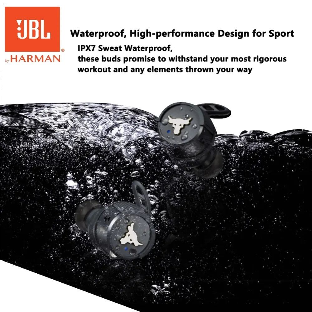 JBL-auriculares inalámbricos con micrófono UNDER ARMOUR, cascos con Flash, resistentes al agua, IPX7, deportivos, Bluetooth