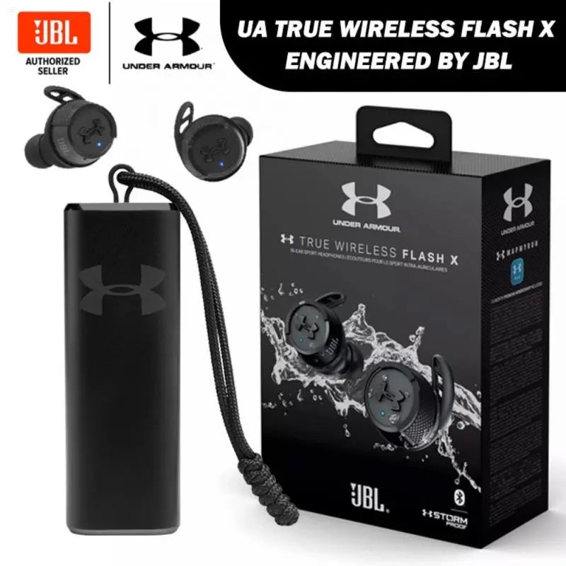 JBL-auriculares inalámbricos con micrófono UNDER ARMOUR, cascos con Flash, resistentes al agua, IPX7, deportivos, Bluetooth