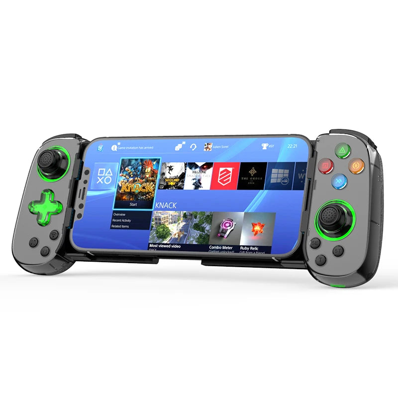 Mando inalámbrico con Bluetooth para IOS y Android, Gamepad telescópico para Switch, PS4 y PC