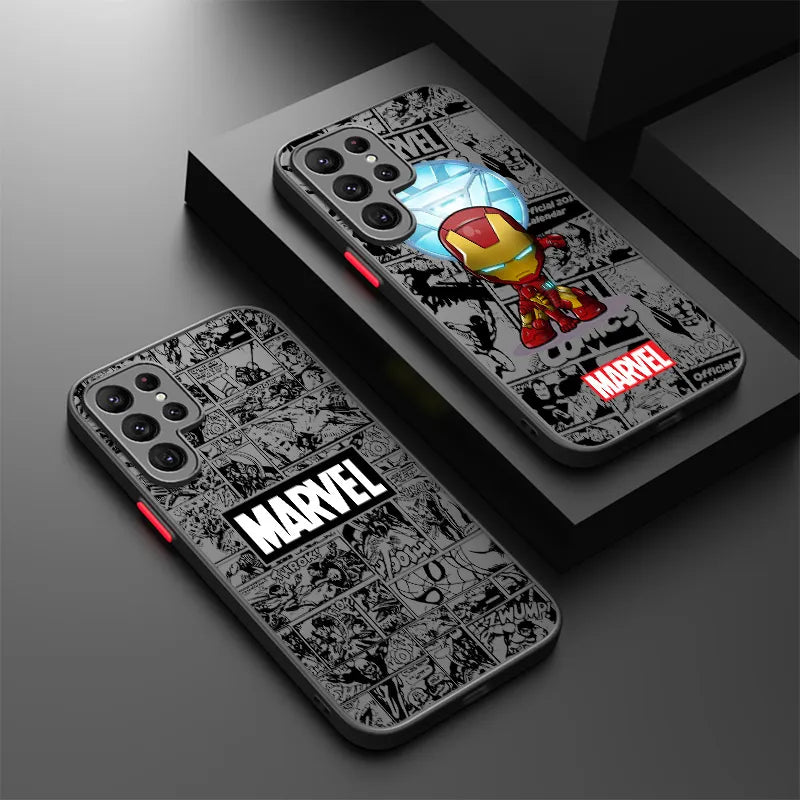 Funda Marvel Avengers Spiderman   para Samsung Galaxy