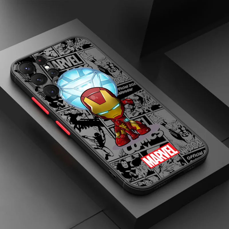 Funda Marvel Avengers Spiderman   para Samsung Galaxy