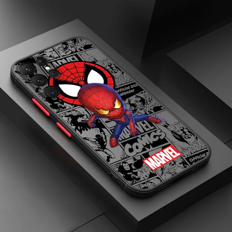 Funda Marvel Avengers Spiderman   para Samsung Galaxy