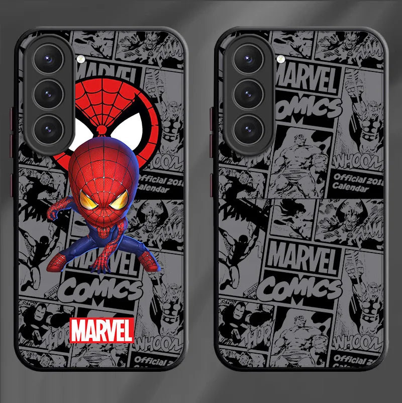 Funda Marvel Avengers Spiderman   para Samsung Galaxy