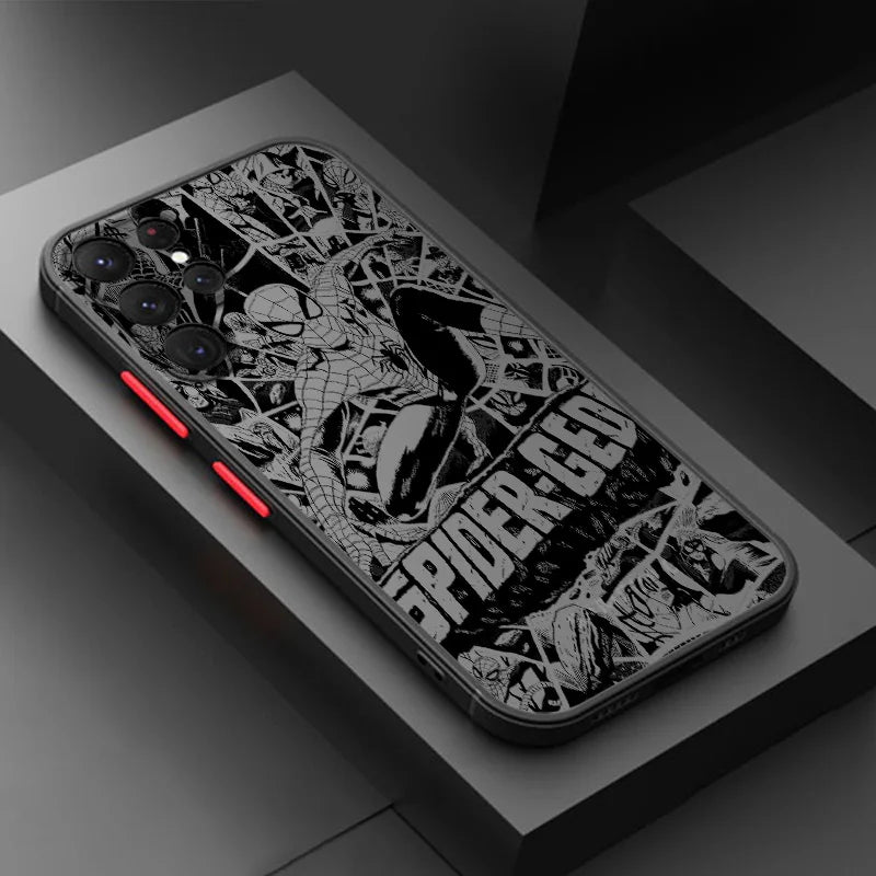 Funda Marvel Avengers Spiderman   para Samsung Galaxy