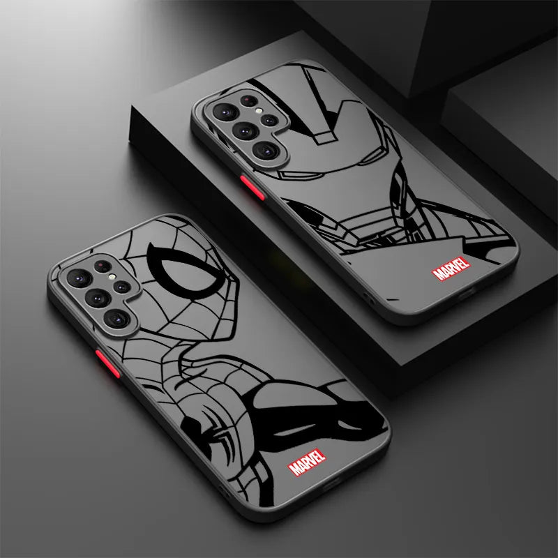 Funda Translúcida Esmerilada Marvel Spiderman Venom para Samsung Galaxy - Estilo y Protección para Tu Dispositivo