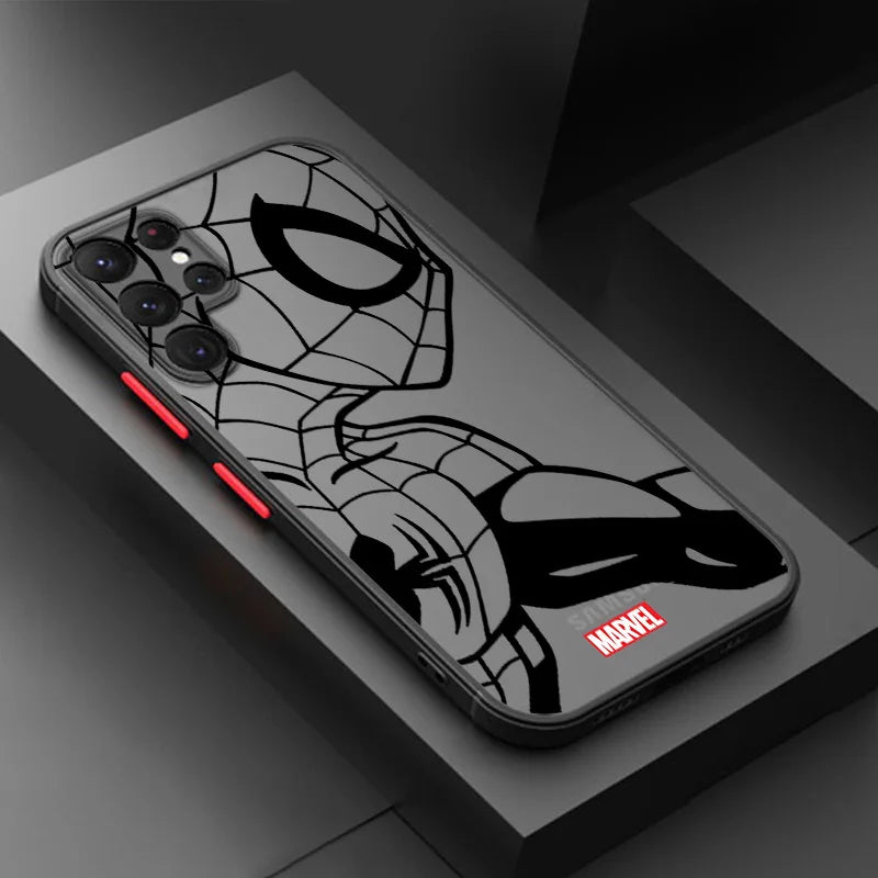 Funda Translúcida Esmerilada Marvel Spiderman Venom para Samsung Galaxy - Estilo y Protección para Tu Dispositivo