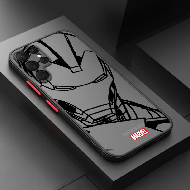 Funda Translúcida Esmerilada Marvel Spiderman Venom para Samsung Galaxy - Estilo y Protección para Tu Dispositivo