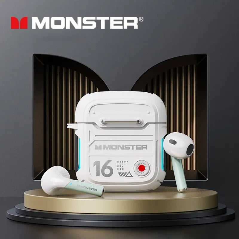 Monster-auriculares inalámbricos XKT16 con Bluetooth 5,3, sonido HiFi, HD, Control táctil