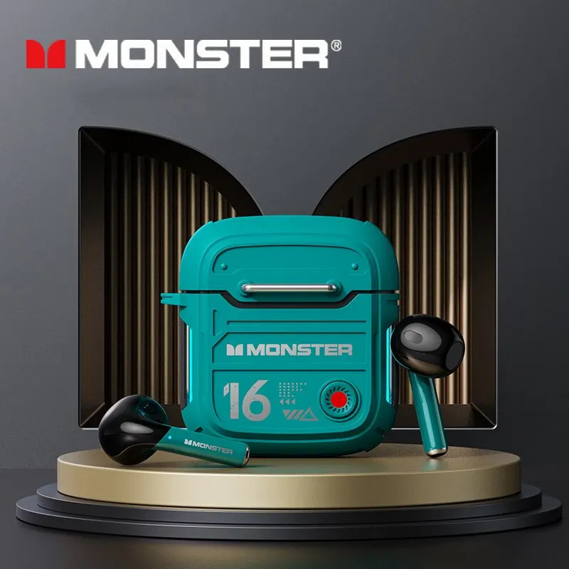 Monster-auriculares inalámbricos XKT16 con Bluetooth 5,3, sonido HiFi, HD, Control táctil